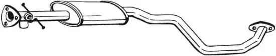 Mittelschalldämpfer BOSAL 282-129 Bild Mittelschalldämpfer BOSAL 282-129