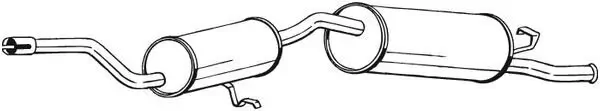 Endschalldämpfer BOSAL 282-225
