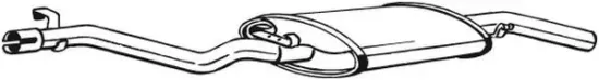 Endschalldämpfer BOSAL 282-305 Bild Endschalldämpfer BOSAL 282-305