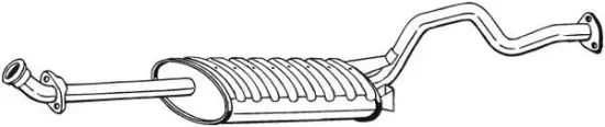 Mittelschalldämpfer BOSAL 282-891 Bild Mittelschalldämpfer BOSAL 282-891