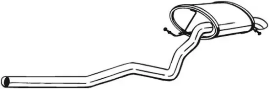 Endschalldämpfer hinten rechts BOSAL 282-713 Bild Endschalldämpfer hinten rechts BOSAL 282-713