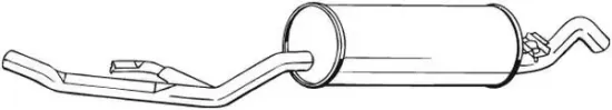Endschalldämpfer BOSAL 283-123 Bild Endschalldämpfer BOSAL 283-123
