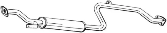 Mittelschalldämpfer BOSAL 283-153 Bild Mittelschalldämpfer BOSAL 283-153