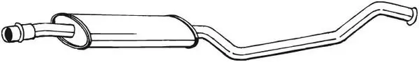Mittelschalldämpfer BOSAL 283-695