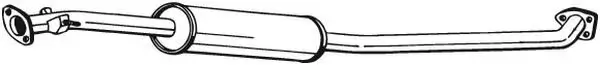 Mittelschalldämpfer BOSAL 284-133