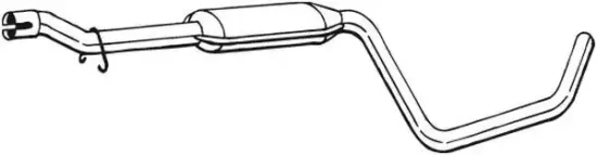 Mittelschalldämpfer BOSAL 284-261 Bild Mittelschalldämpfer BOSAL 284-261