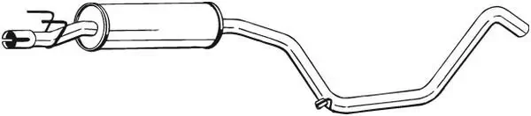 Mittelschalldämpfer BOSAL 285-029