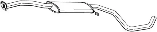 Mittelschalldämpfer BOSAL 285-205 Bild Mittelschalldämpfer BOSAL 285-205