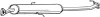 Mittelschalldämpfer BOSAL 285-281
