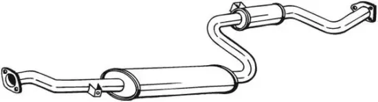 Mittelschalldämpfer BOSAL 285-761 Bild Mittelschalldämpfer BOSAL 285-761
