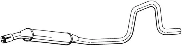 Mittelschalldämpfer BOSAL 285-381