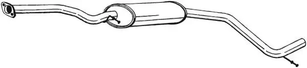 Mittelschalldämpfer BOSAL 285-633