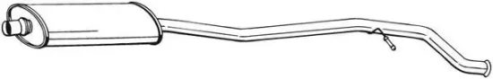 Mittelschalldämpfer BOSAL 286-077 Bild Mittelschalldämpfer BOSAL 286-077