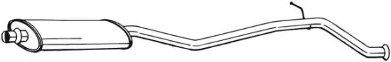 Mittelschalldämpfer BOSAL 286-167 Bild Mittelschalldämpfer BOSAL 286-167