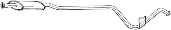 Mittelschalldämpfer BOSAL 287-163 Bild Mittelschalldämpfer BOSAL 287-163