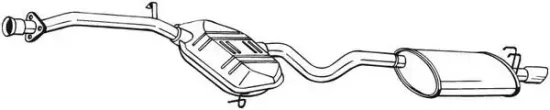 Endschalldämpfer BOSAL 287-219 Bild Endschalldämpfer BOSAL 287-219