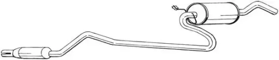 Mittelschalldämpfer BOSAL 288-773 Bild Mittelschalldämpfer BOSAL 288-773