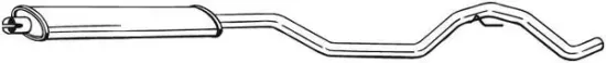 Mittelschalldämpfer BOSAL 291-003 Bild Mittelschalldämpfer BOSAL 291-003
