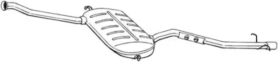 Mittelschalldämpfer BOSAL 291-119 Bild Mittelschalldämpfer BOSAL 291-119