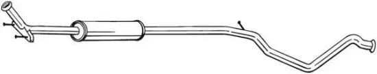 Mittelschalldämpfer BOSAL 291-509 Bild Mittelschalldämpfer BOSAL 291-509