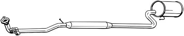 Mittelschalldämpfer BOSAL 292-023