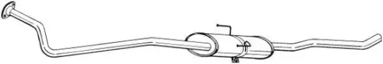 Mittelschalldämpfer BOSAL 292-223 Bild Mittelschalldämpfer BOSAL 292-223