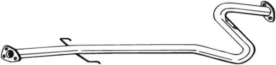 Abgasrohr Mitte BOSAL 851-357 Bild Abgasrohr Mitte BOSAL 851-357