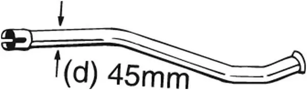 Reparaturrohr, Katalysator BOSAL 889-143