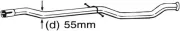 Reparaturrohr, Katalysator BOSAL 889-545