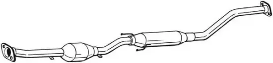 Katalysator Mitte BOSAL 090-433 Bild Katalysator Mitte BOSAL 090-433
