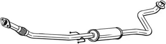 Mittelschalldämpfer BOSAL 286-419 Bild Mittelschalldämpfer BOSAL 286-419
