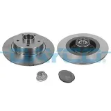 Radlagersatz Hinterachse links Hinterachse rechts DAYCO KWD027D