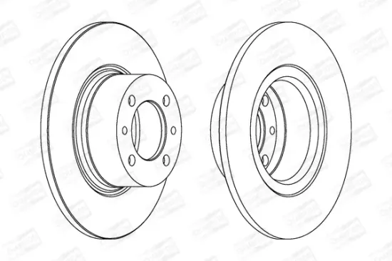 Bremsscheibe Vorderachse CHAMPION 561074CH Bild Bremsscheibe Vorderachse CHAMPION 561074CH