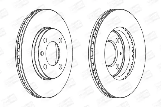 Bremsscheibe Vorderachse CHAMPION 561178CH Bild Bremsscheibe Vorderachse CHAMPION 561178CH