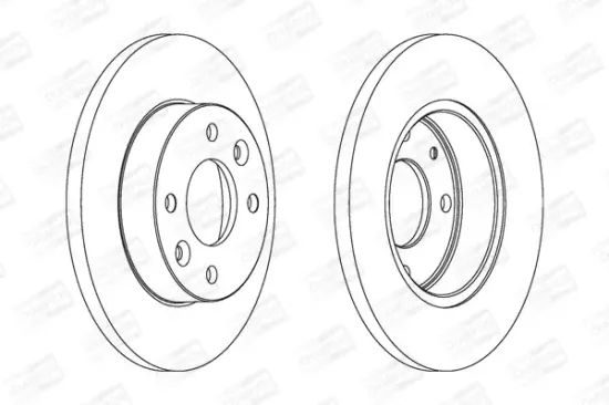 Bremsscheibe Vorderachse CHAMPION 561235CH Bild Bremsscheibe Vorderachse CHAMPION 561235CH