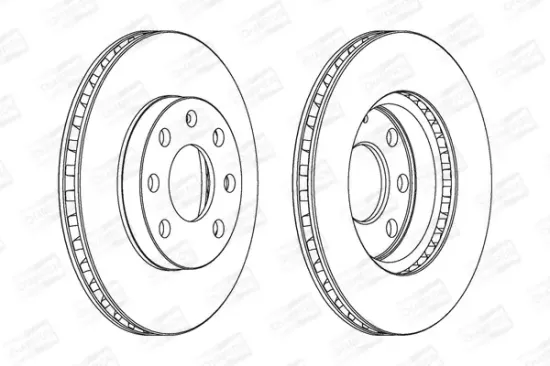 Bremsscheibe Vorderachse CHAMPION 561248CH Bild Bremsscheibe Vorderachse CHAMPION 561248CH