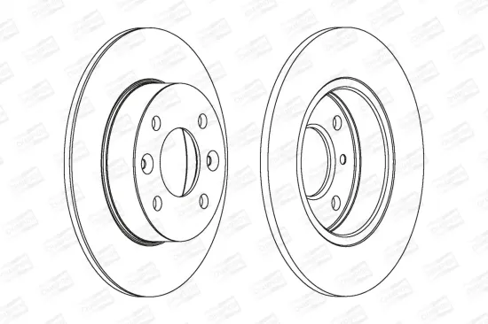 Bremsscheibe Vorderachse CHAMPION 561257CH Bild Bremsscheibe Vorderachse CHAMPION 561257CH