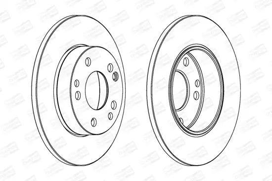 Bremsscheibe Vorderachse CHAMPION 561330CH Bild Bremsscheibe Vorderachse CHAMPION 561330CH
