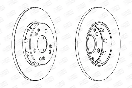 Bremsscheibe Vorderachse CHAMPION 561332CH Bild Bremsscheibe Vorderachse CHAMPION 561332CH