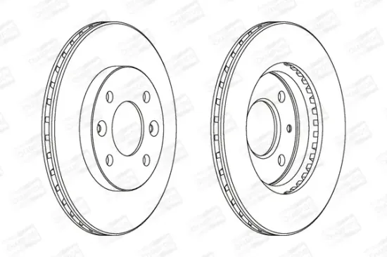 Bremsscheibe Vorderachse CHAMPION 561336CH Bild Bremsscheibe Vorderachse CHAMPION 561336CH
