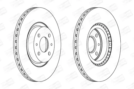 Bremsscheibe CHAMPION 561387CH Bild Bremsscheibe CHAMPION 561387CH