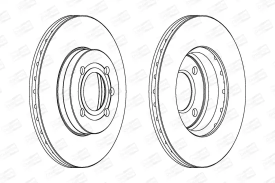 Bremsscheibe Vorderachse CHAMPION 561448CH Bild Bremsscheibe Vorderachse CHAMPION 561448CH