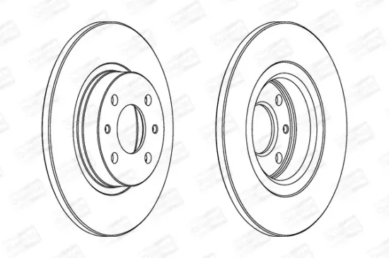 Bremsscheibe Vorderachse CHAMPION 561469CH Bild Bremsscheibe Vorderachse CHAMPION 561469CH