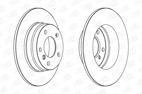 Bremsscheibe Hinterachse CHAMPION 561552CH Bild Bremsscheibe Hinterachse CHAMPION 561552CH