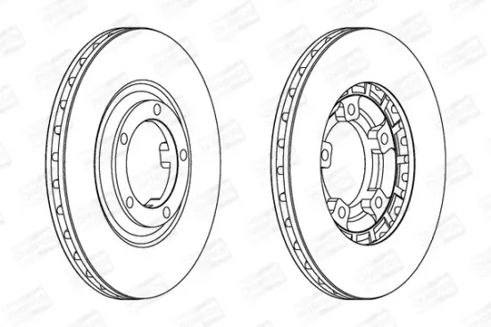 Bremsscheibe Vorderachse CHAMPION 561580CH Bild Bremsscheibe Vorderachse CHAMPION 561580CH