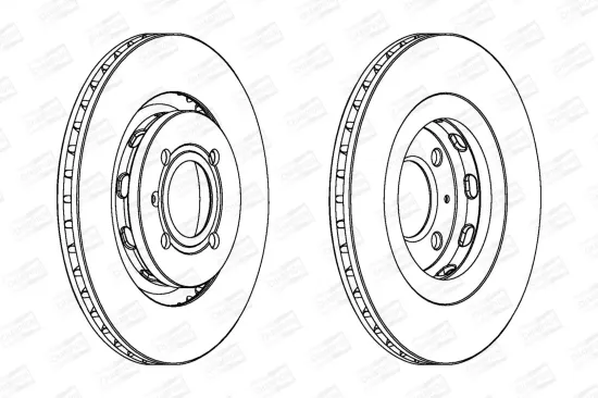 Bremsscheibe Vorderachse CHAMPION 561608CH Bild Bremsscheibe Vorderachse CHAMPION 561608CH