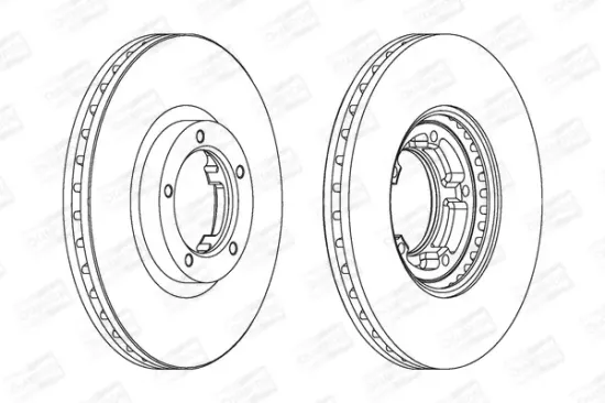 Bremsscheibe Vorderachse CHAMPION 561624CH Bild Bremsscheibe Vorderachse CHAMPION 561624CH