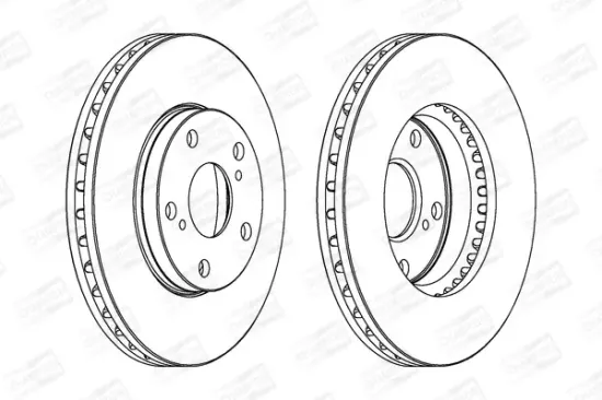 Bremsscheibe Vorderachse CHAMPION 561676CH Bild Bremsscheibe Vorderachse CHAMPION 561676CH