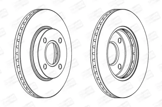 Bremsscheibe Vorderachse CHAMPION 561678CH Bild Bremsscheibe Vorderachse CHAMPION 561678CH