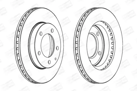 Bremsscheibe Vorderachse CHAMPION 561716CH Bild Bremsscheibe Vorderachse CHAMPION 561716CH